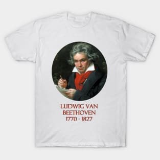 Great Composers: Ludwig van Beethoven T-Shirt